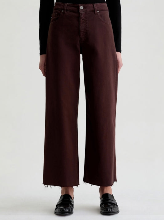 Saige Wide Leg Crop in CFBN