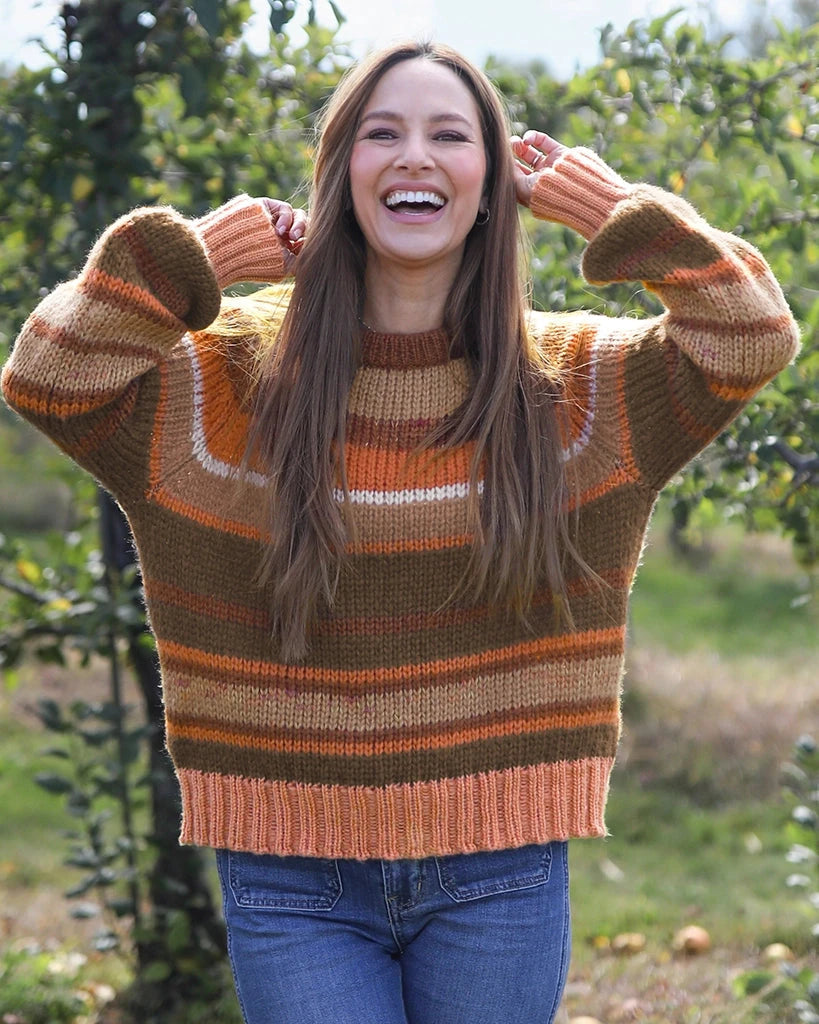 Inez Striped Crew