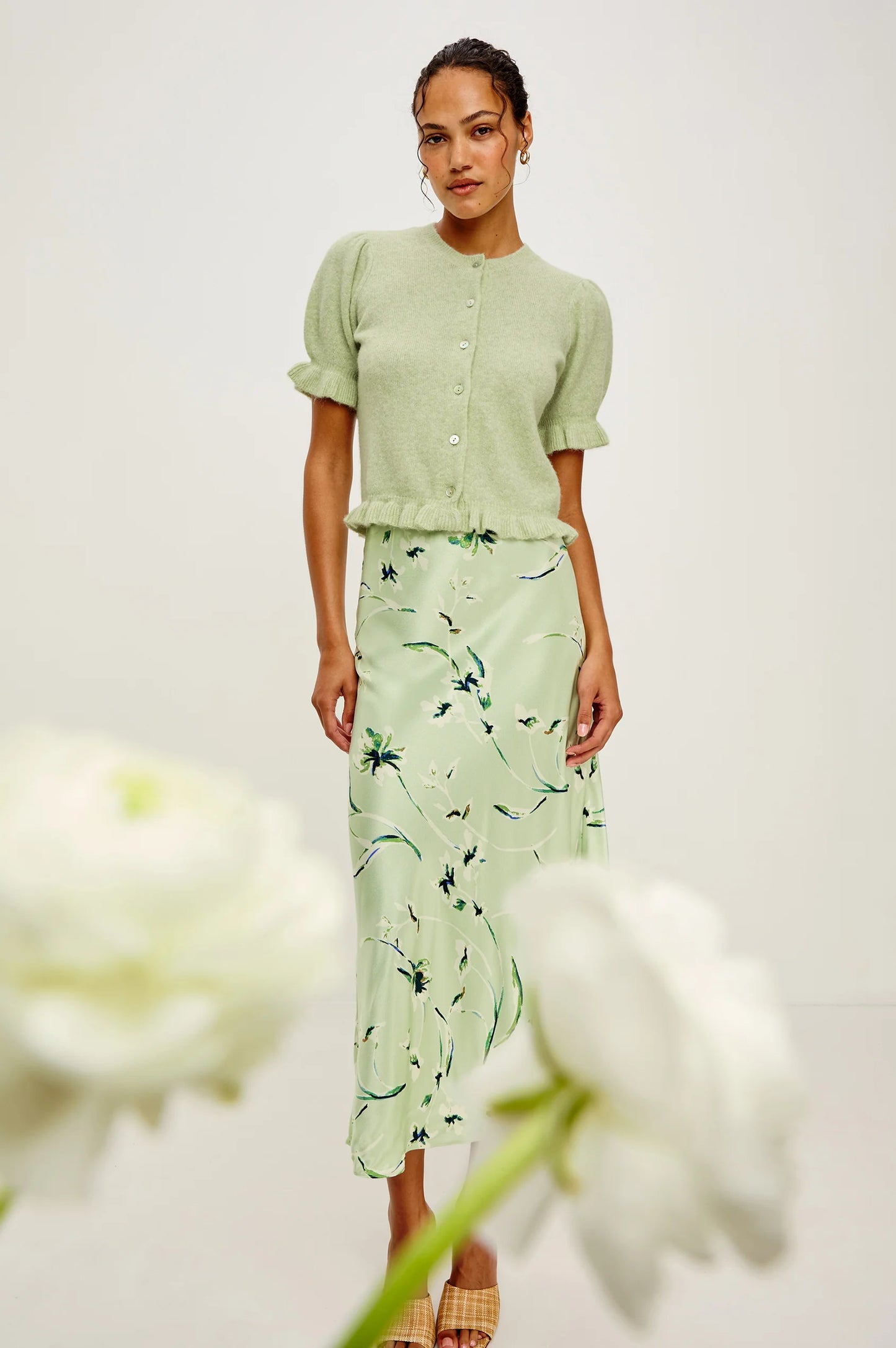 Anya Skirt in Mint Linnea