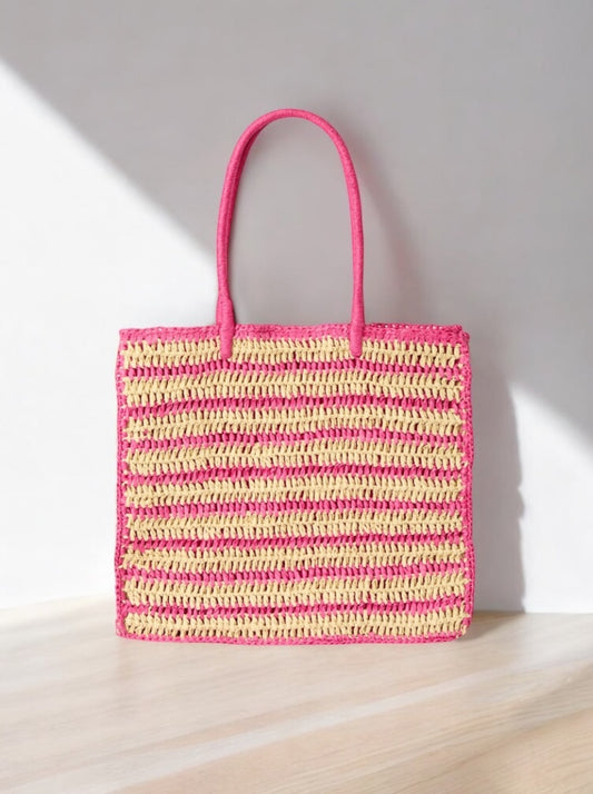 Torino Tote in Fuschia
