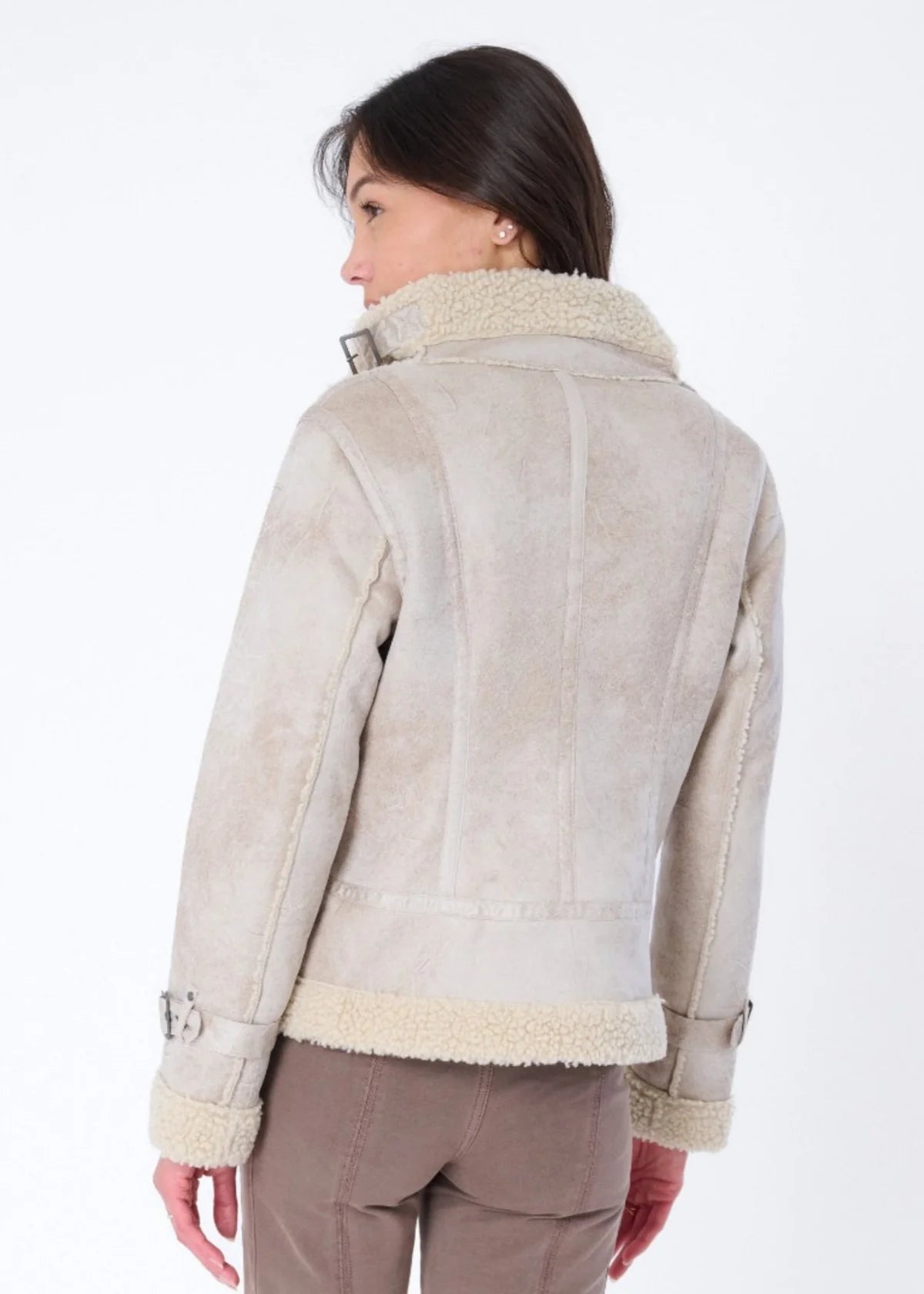 Osha Faux Fur Biker