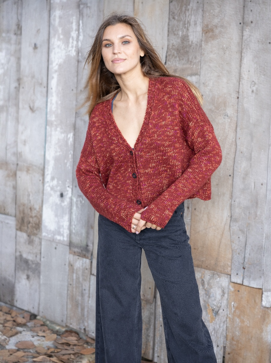 Hazel Marled Cardi
