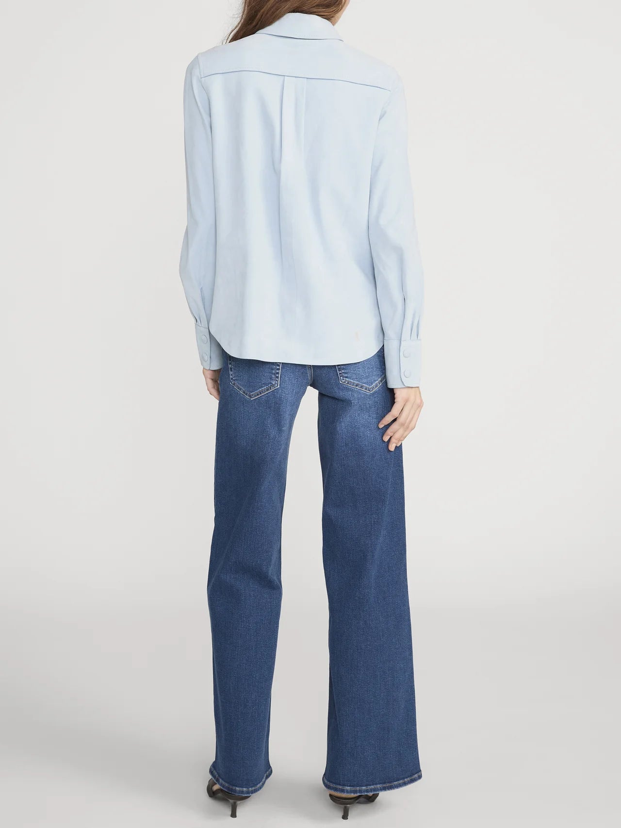 Low Rise Slim Palazzo in Femma