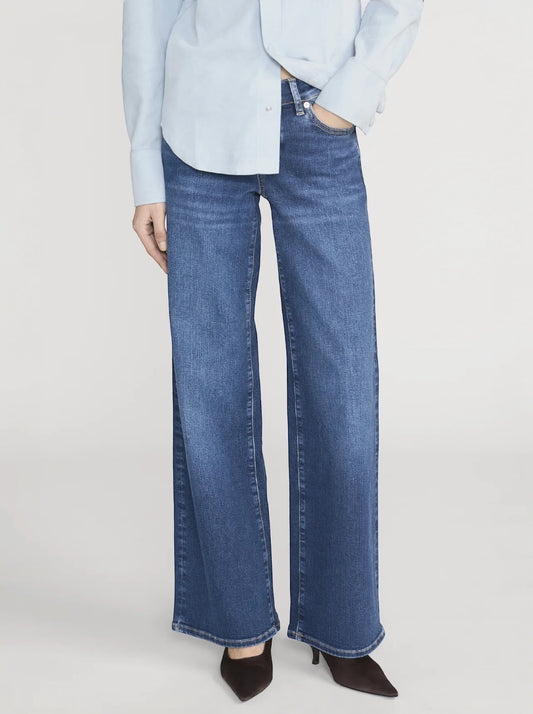 Low Rise Slim Palazzo in Femma