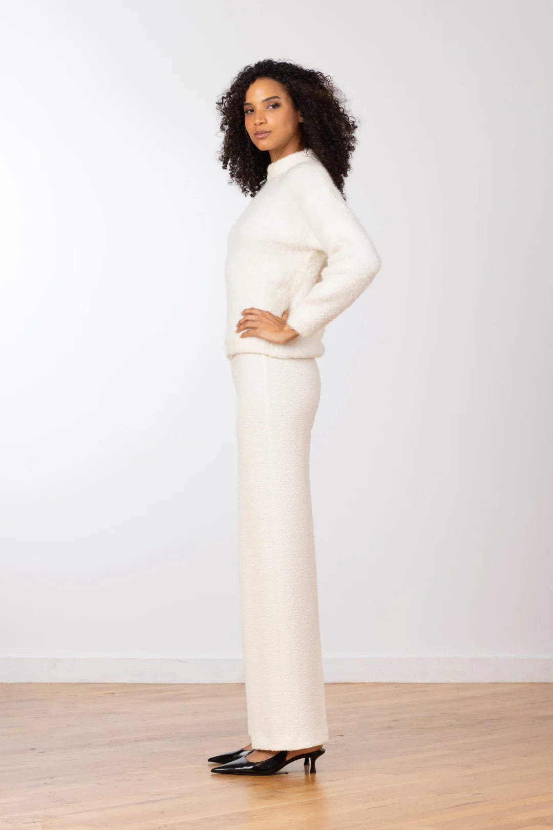 Flavia Solid Bouclé