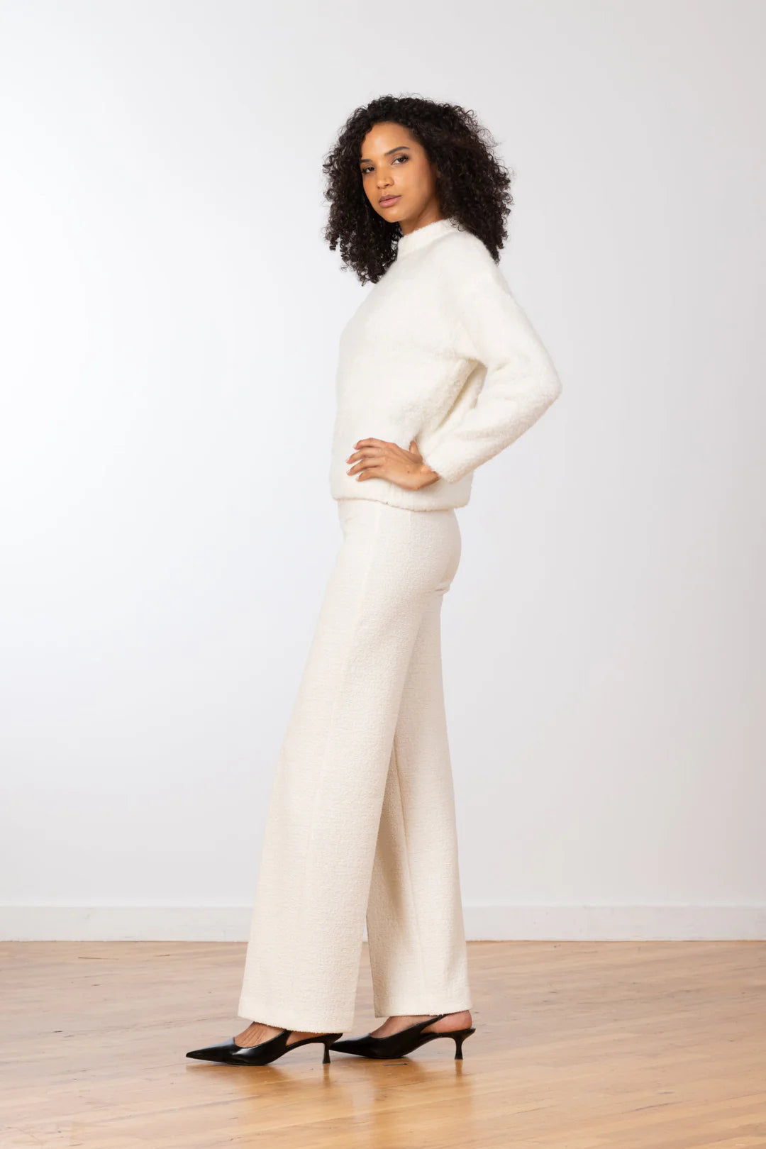 Flavia Solid Bouclé