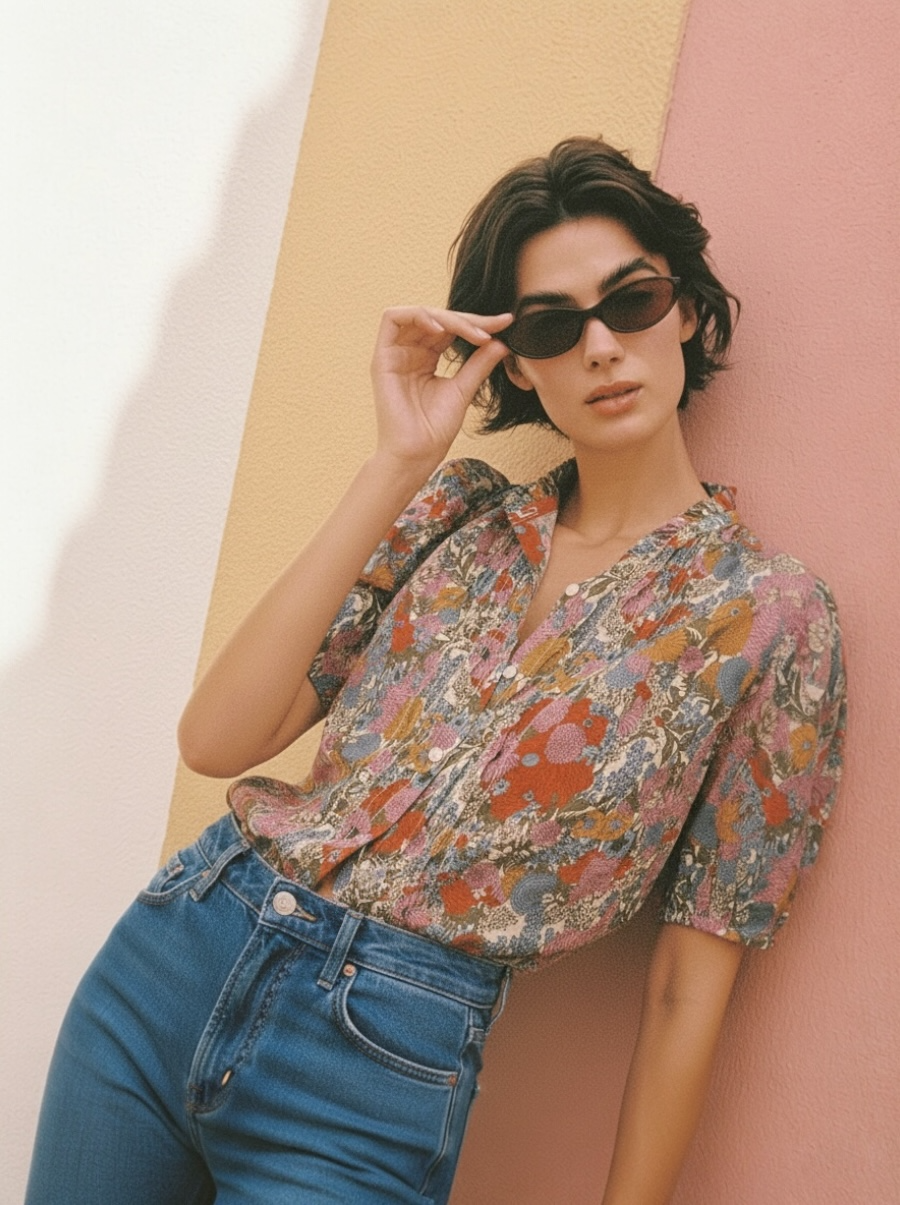 Mira Blouse Delicate Tilia