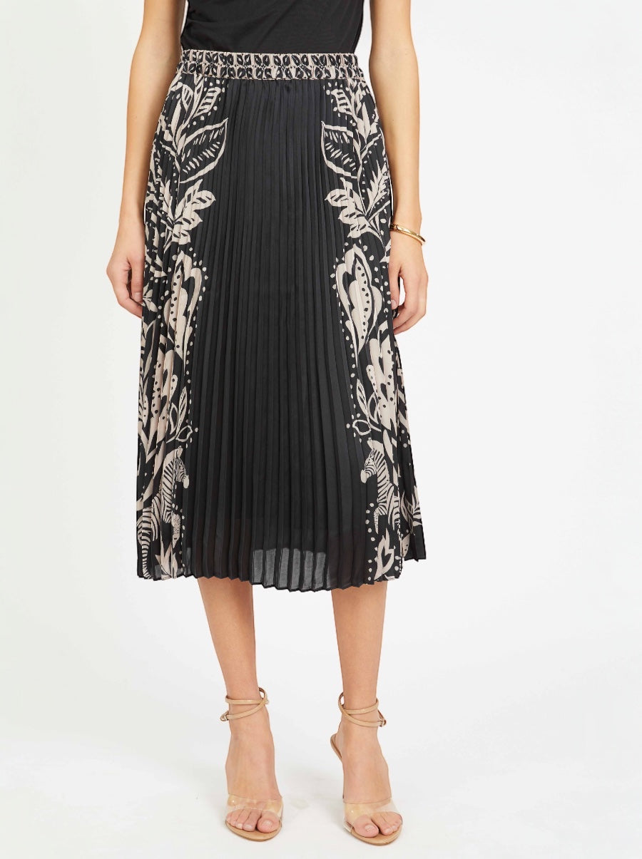 Mia Skirt in Zebra Fern