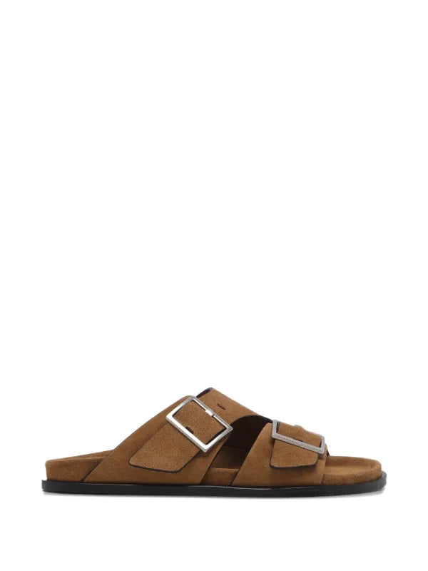 Alba Suede Tan Sandals