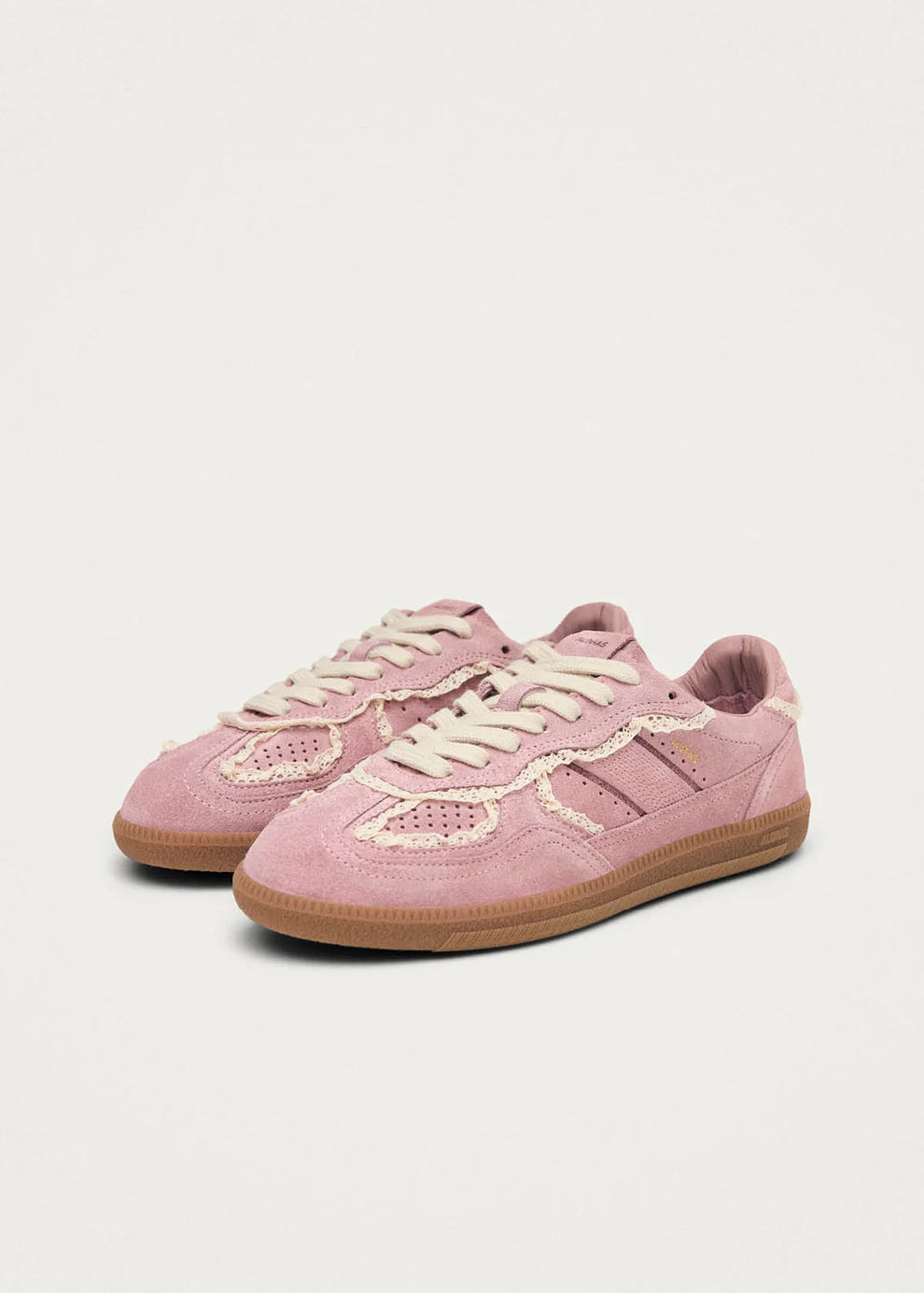 TB.490 Crochet Pink Leather Sneaker