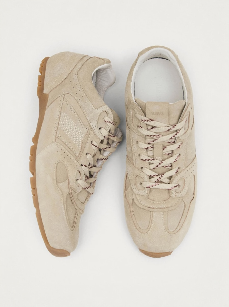 TB.56 Suede Cream Leather Sneaker