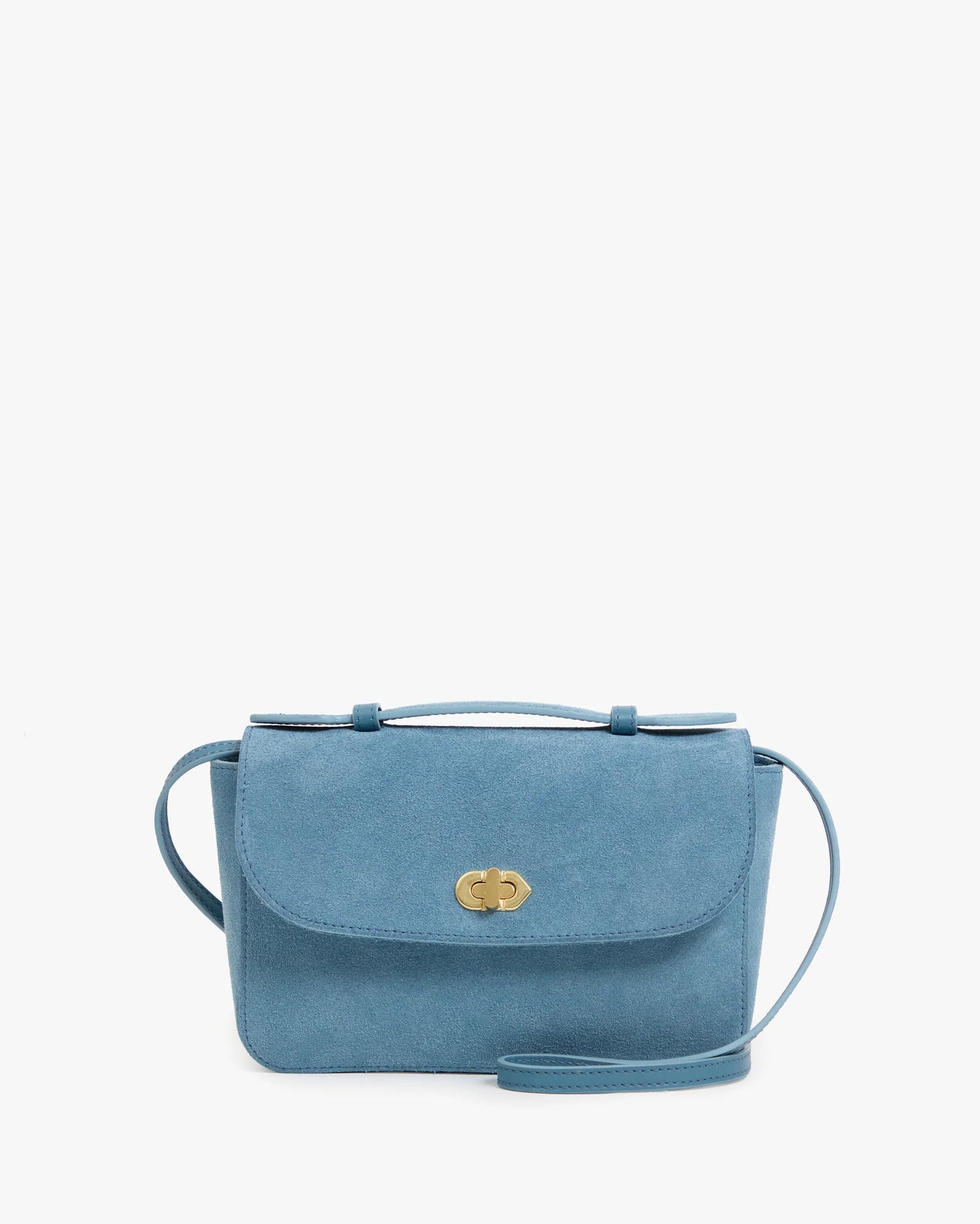 Kathryn in Suede Desert Blue