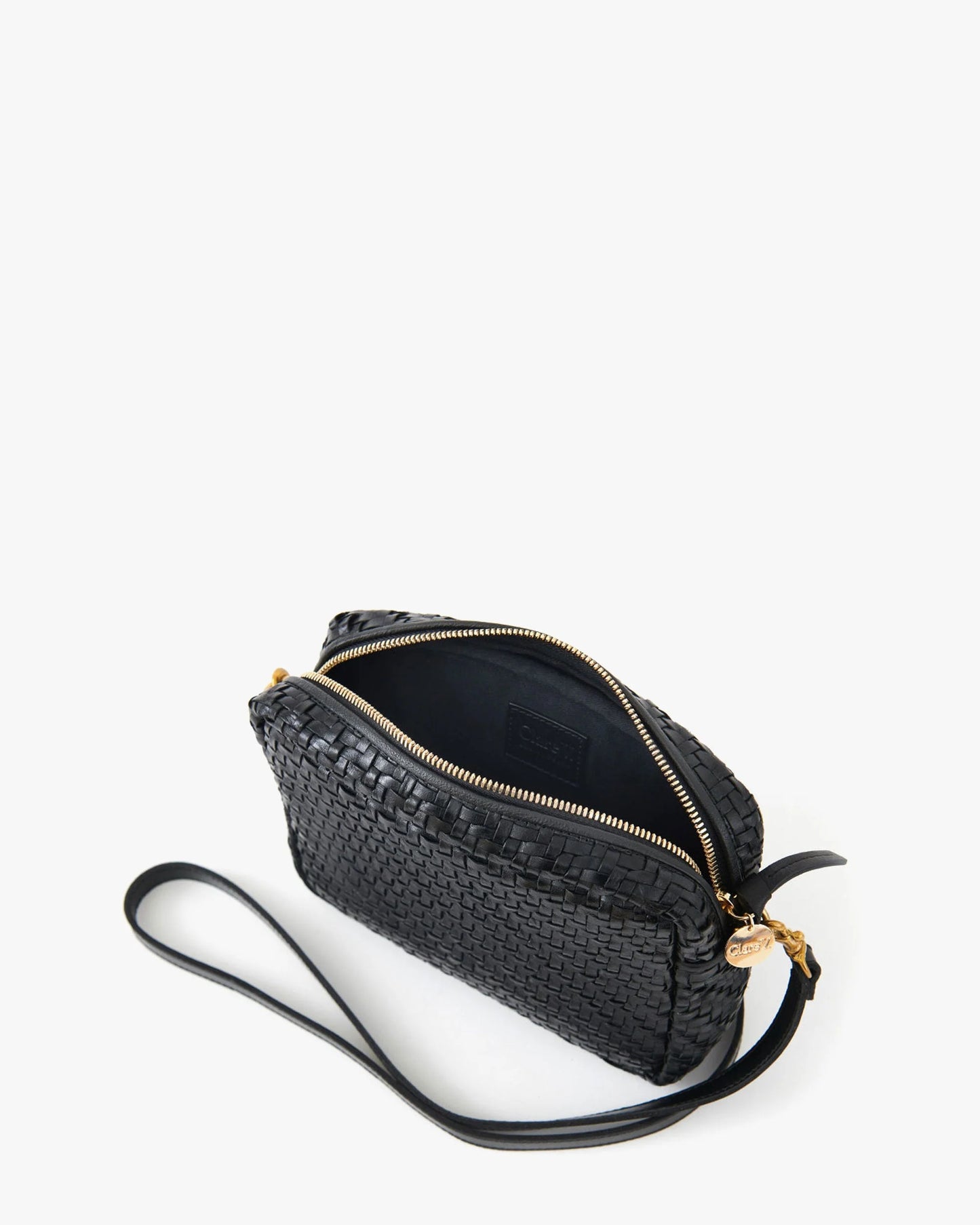Midi Sac in Black Woven