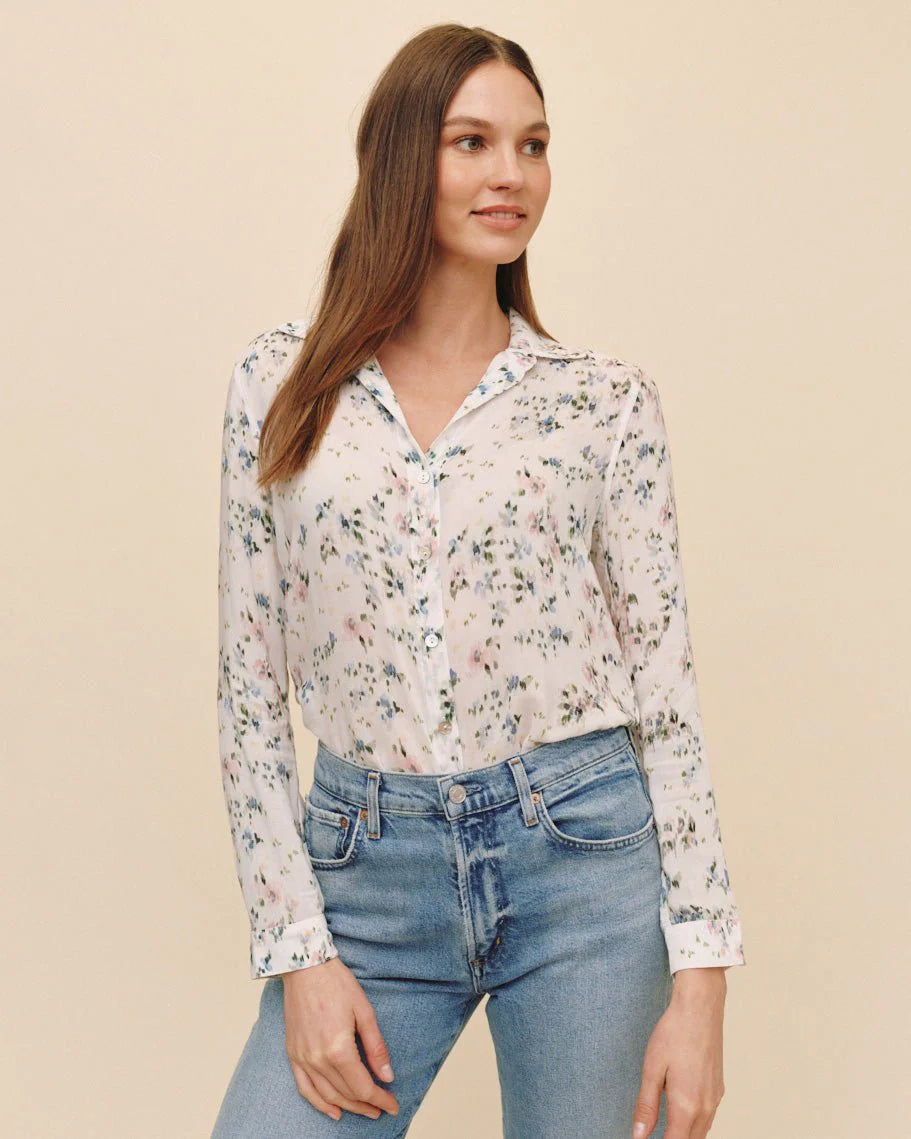 Painted Petals Button Down