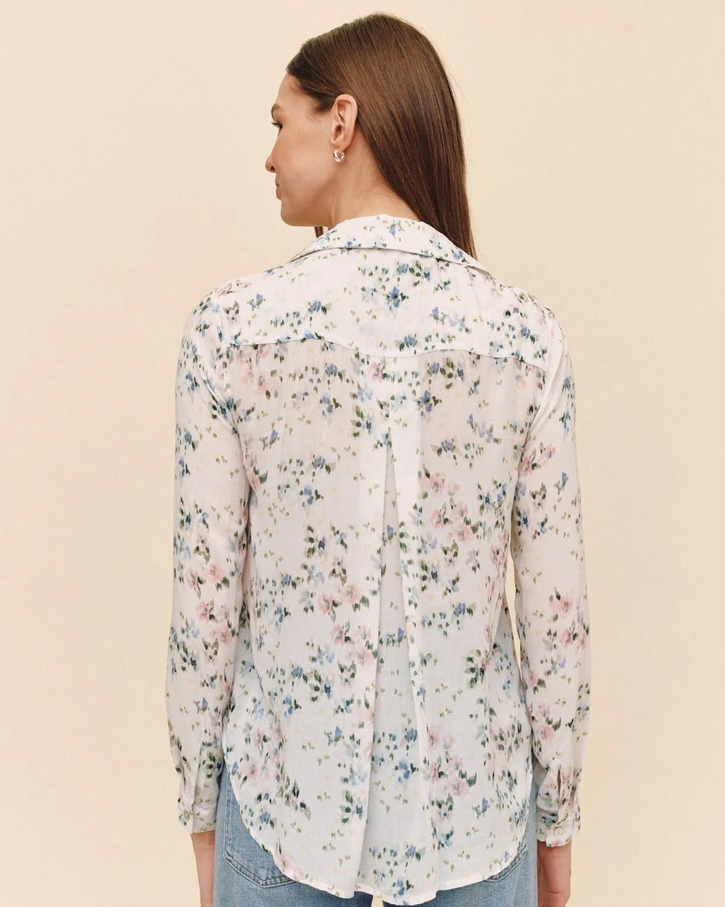Painted Petals Button Down