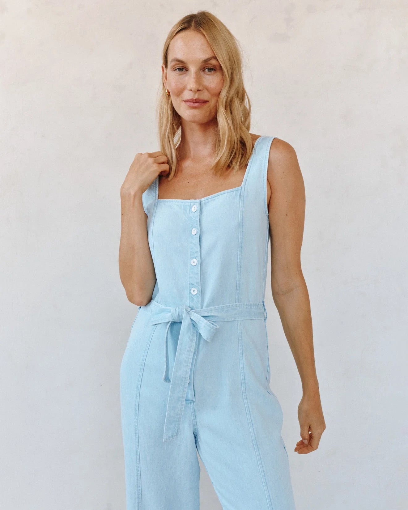 Square Neck Jumpsuit
