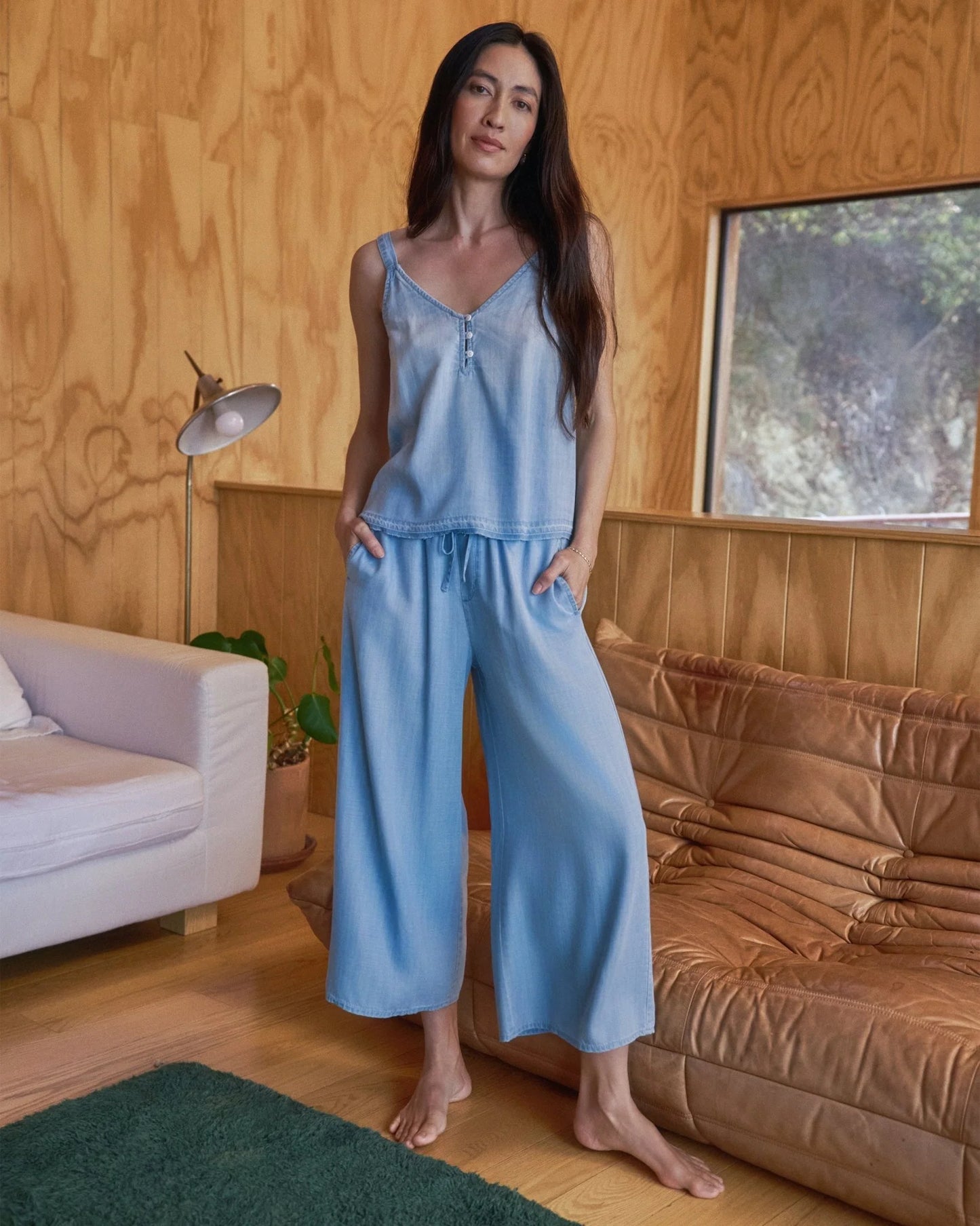 Button Front Cami