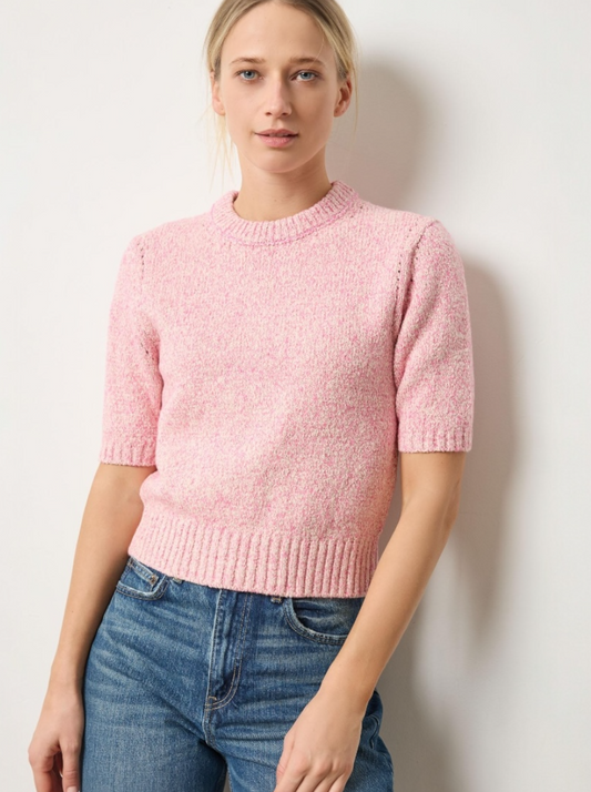 S/s Marled Pullover