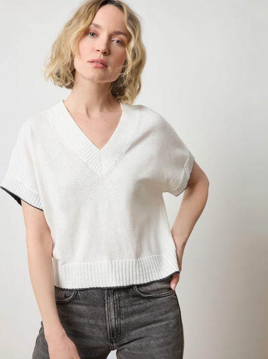 S/s V-Neck Sweater
