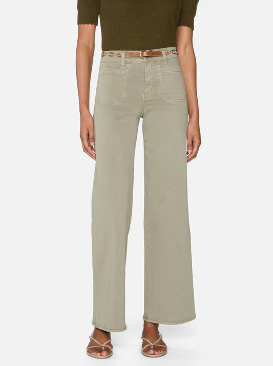 Slim Palazzo Modern Pocket Thyme