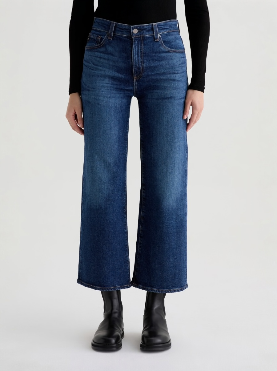 Saige Wide Leg Crop in Veiled