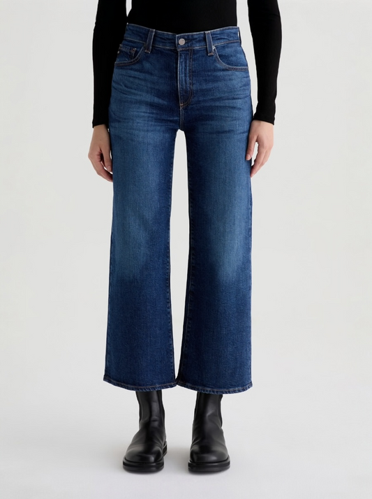 Saige Wide Leg Crop in Veiled