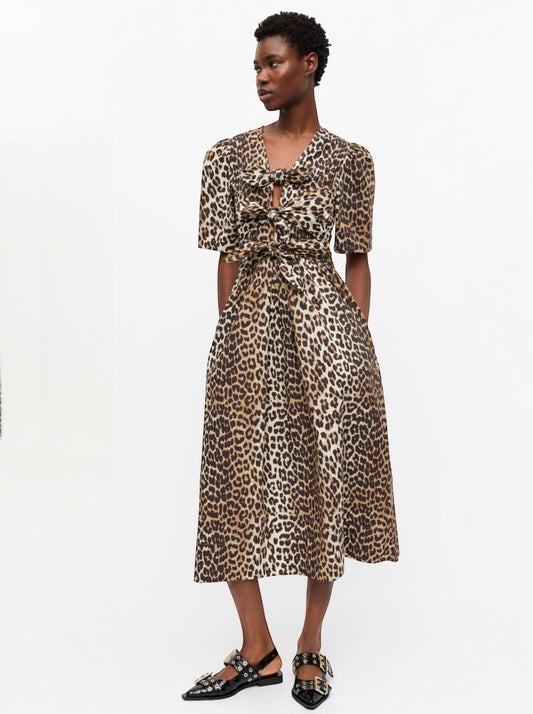 Tie Strap Midi Dress