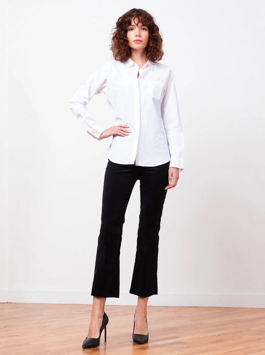 Leo Fine Corduroy in Black