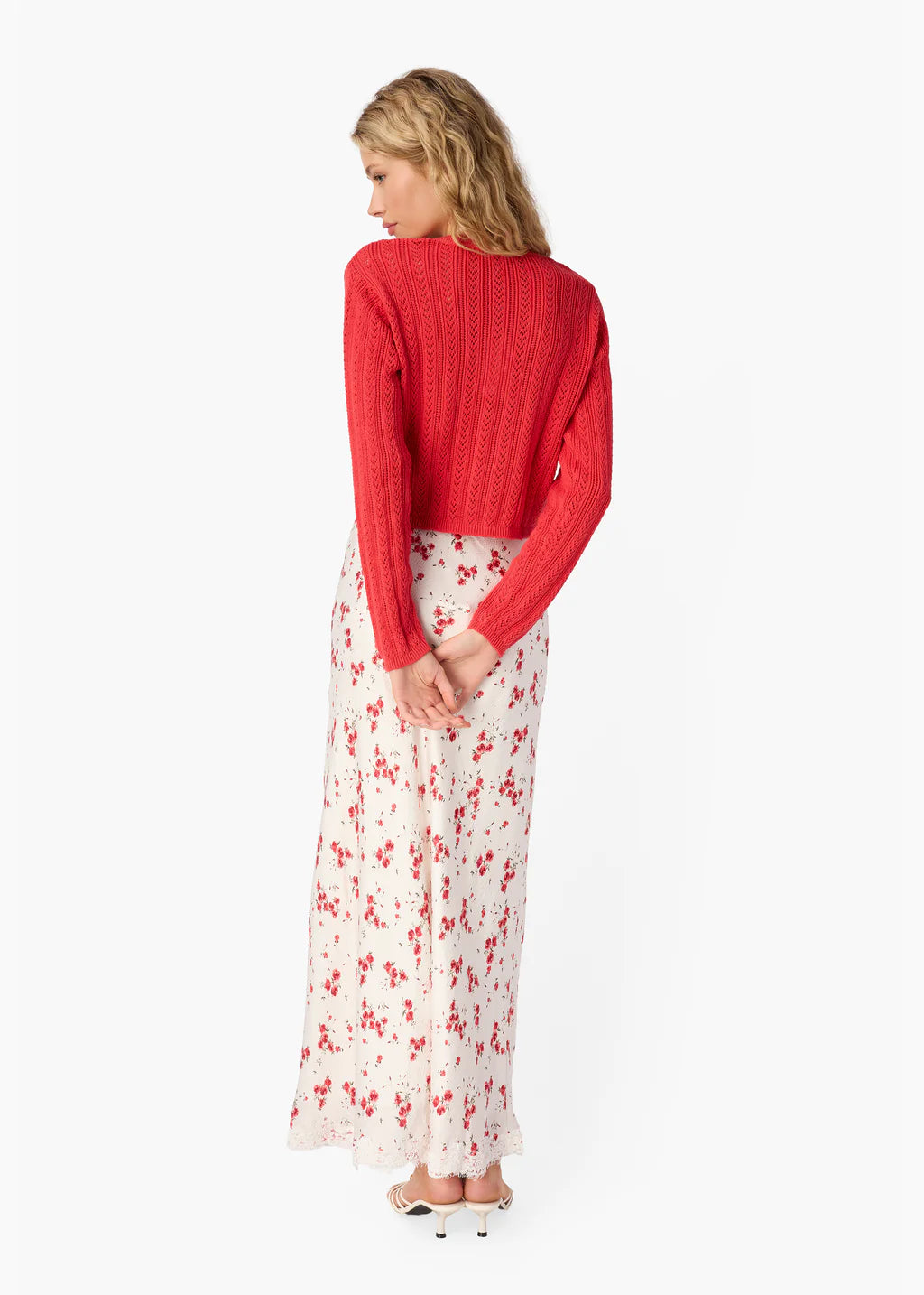 Teagan Hammered Silk Skirt