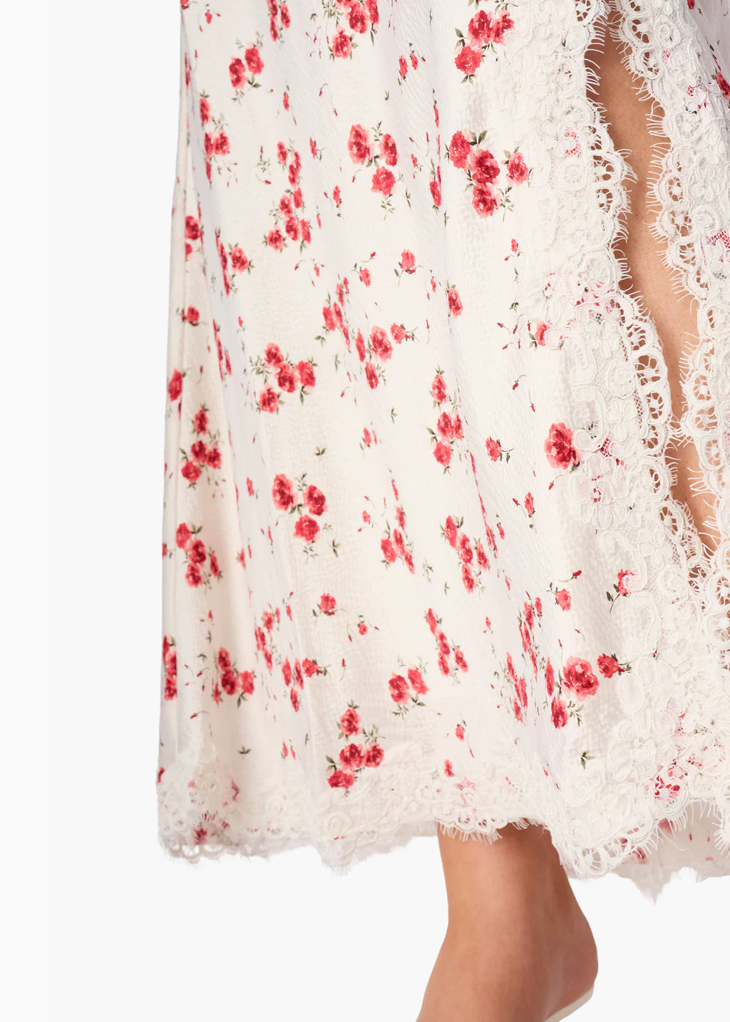 Teagan Hammered Silk Skirt