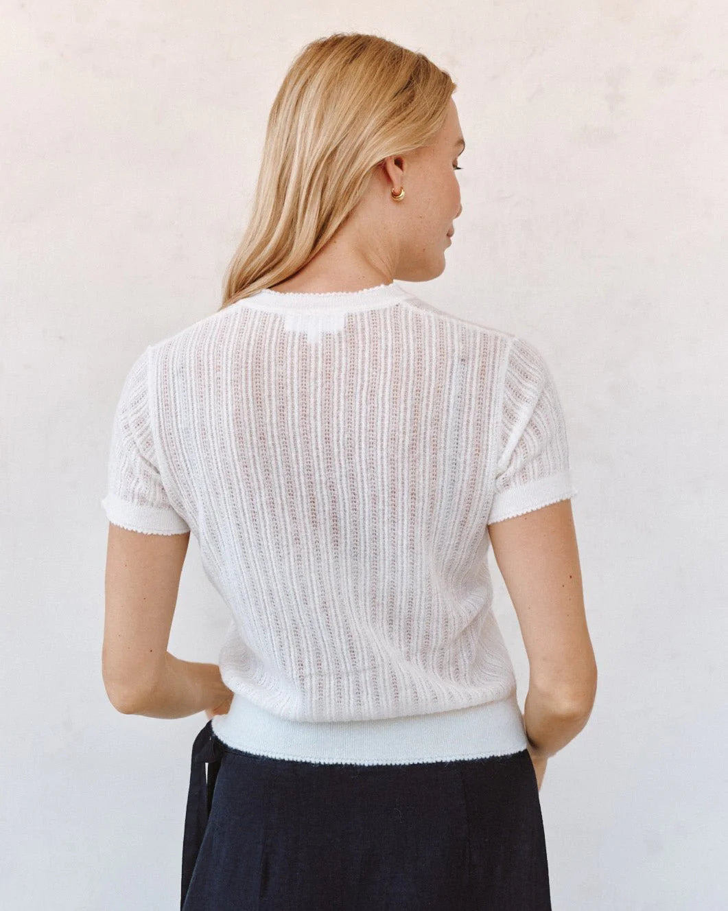 Short Sleeve Sweater Top