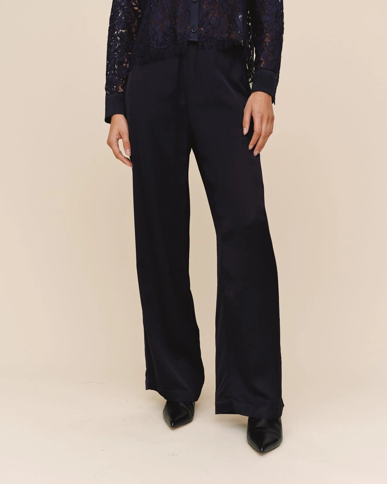 Sleek Clean Wide Leg Pant