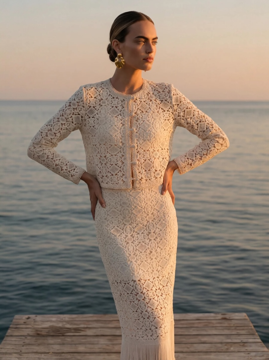 Kayseri Crochet Cardigan