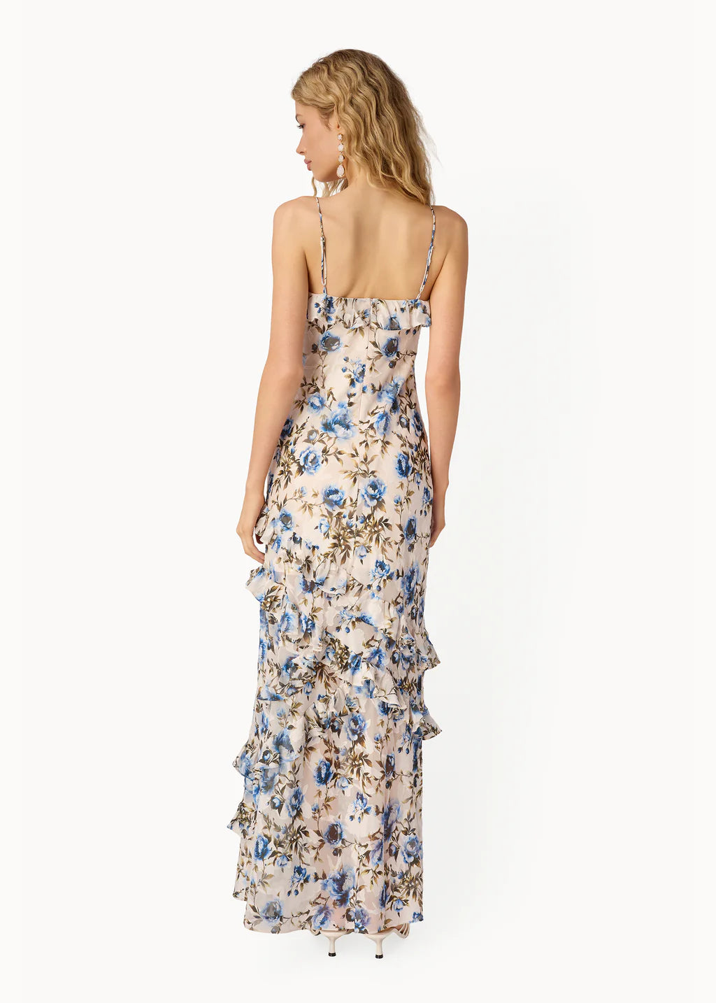 Elouisa Burnout Chiffon Gown