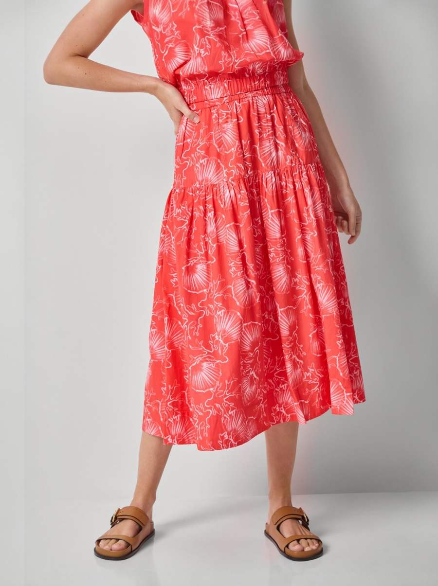 Poplin Yoke Skirt