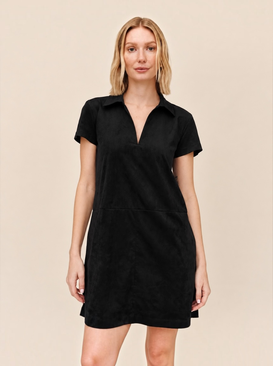 Short Sleeve Pullover A-Line Dress
