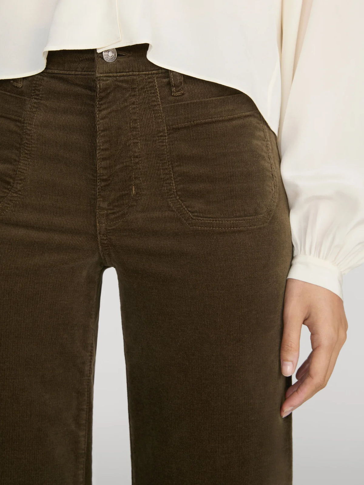 Le Slim Palazzo Modernist Pocket Corduroy