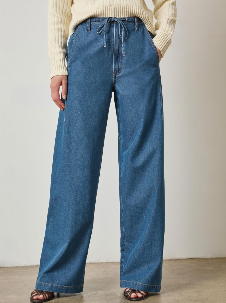 Straight Leg Drawcord Pant