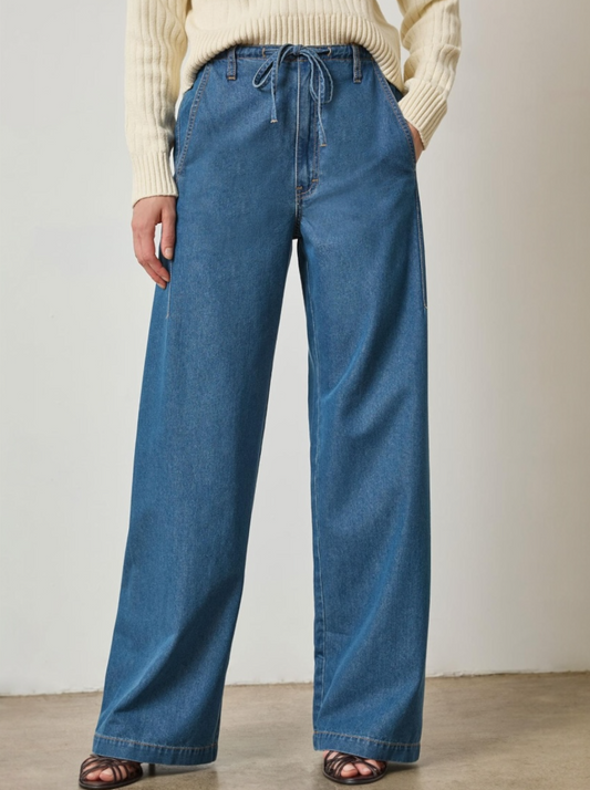 Straight Leg Drawcord Pant