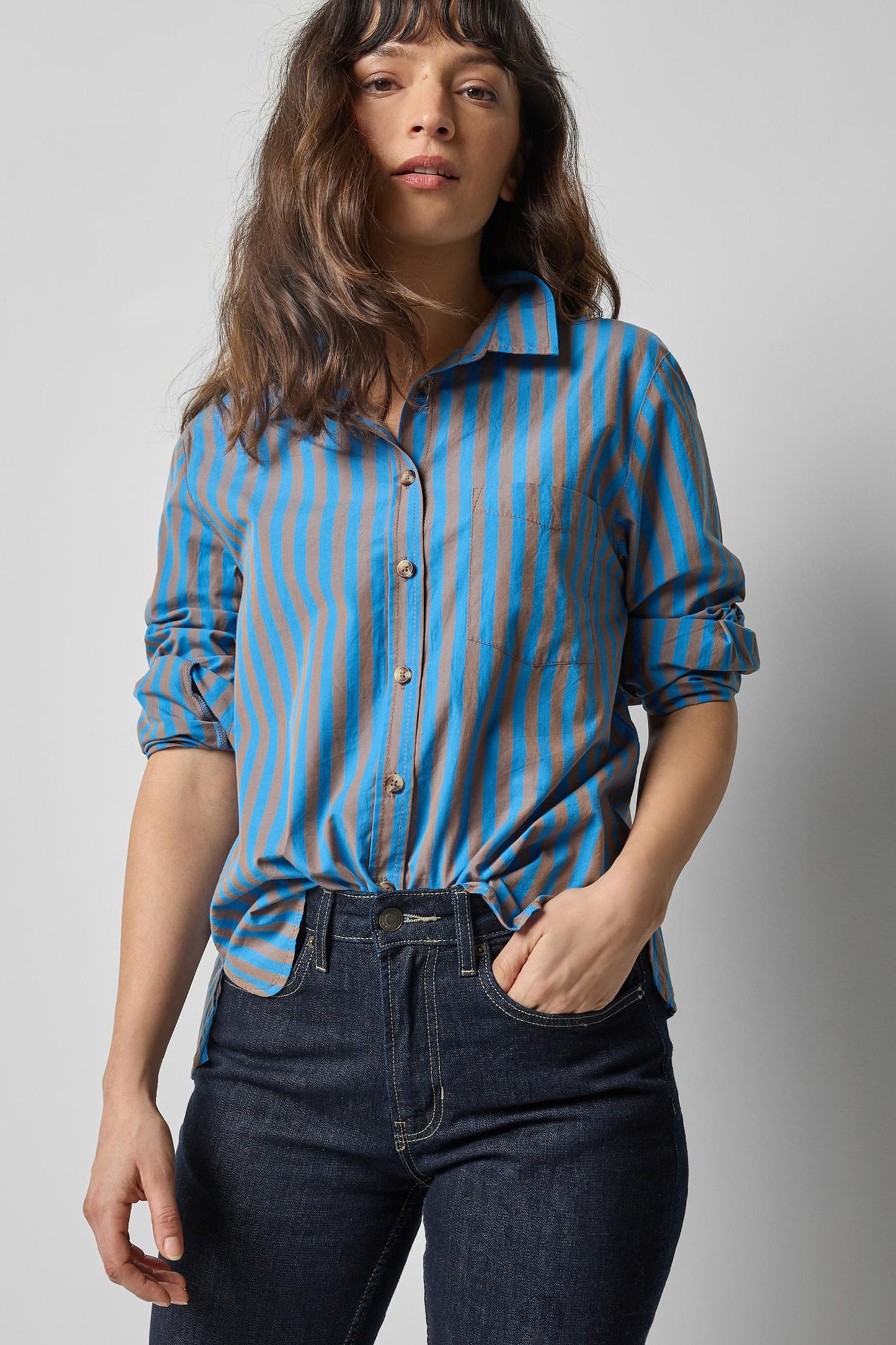 Striped Button Down
