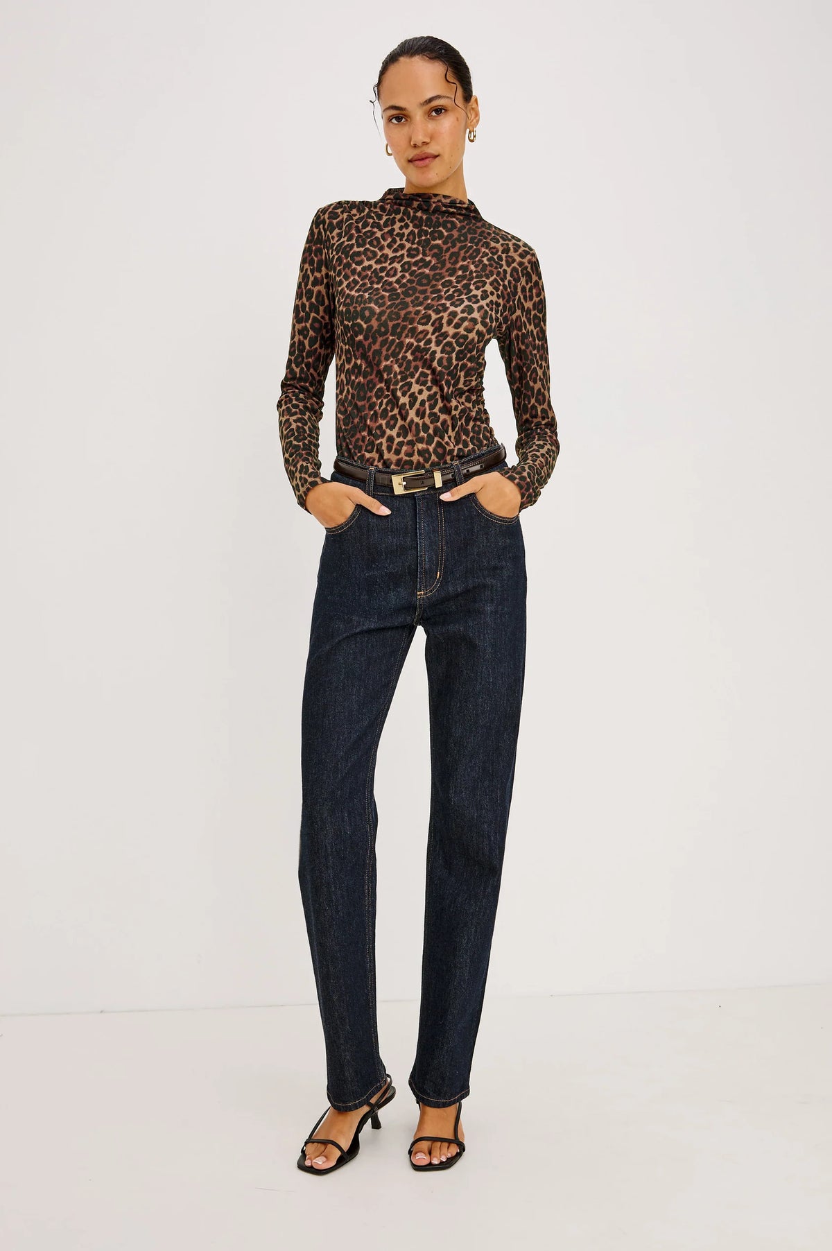 Joelle Top in Leopard