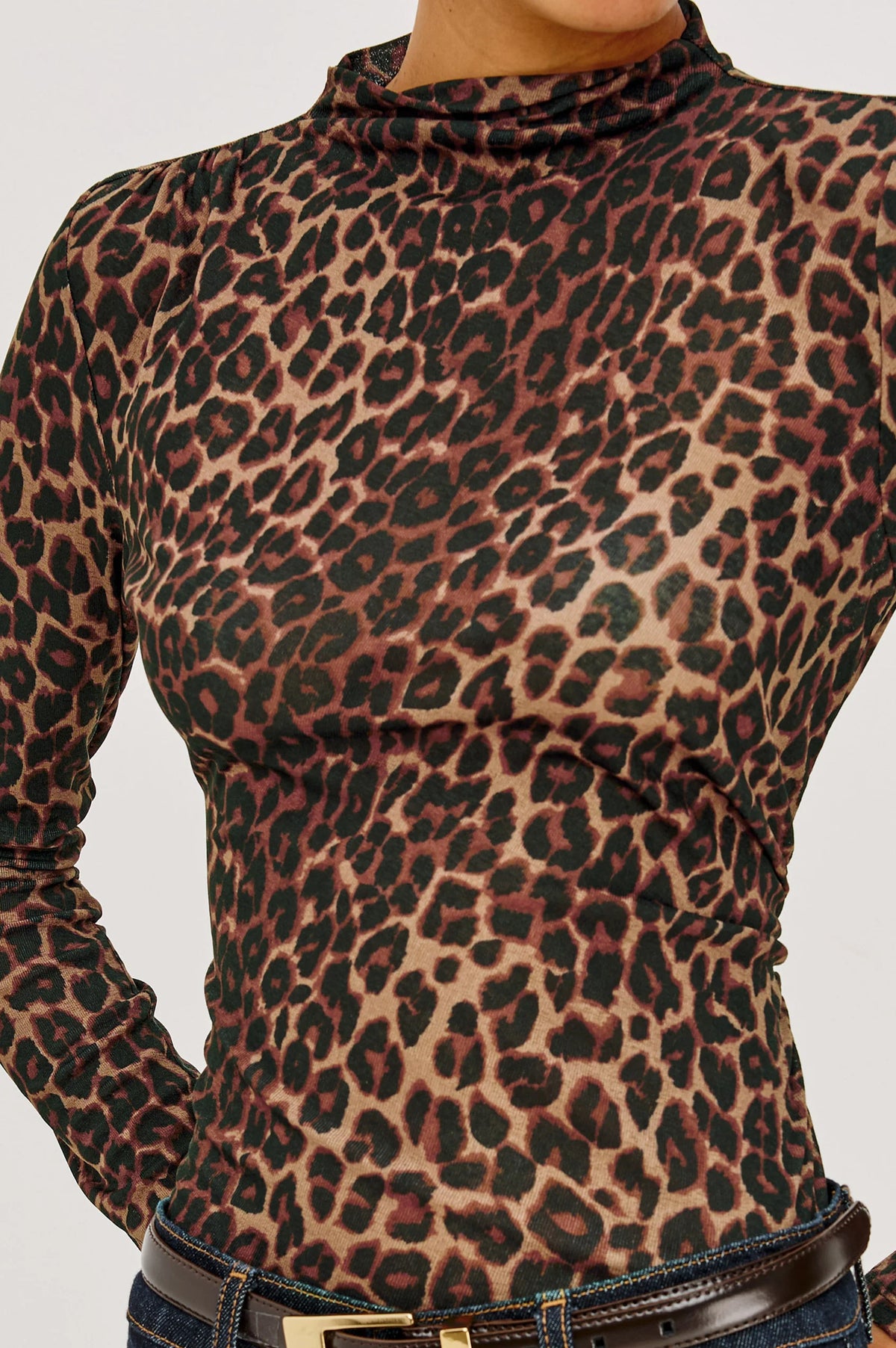 Joelle Top in Leopard