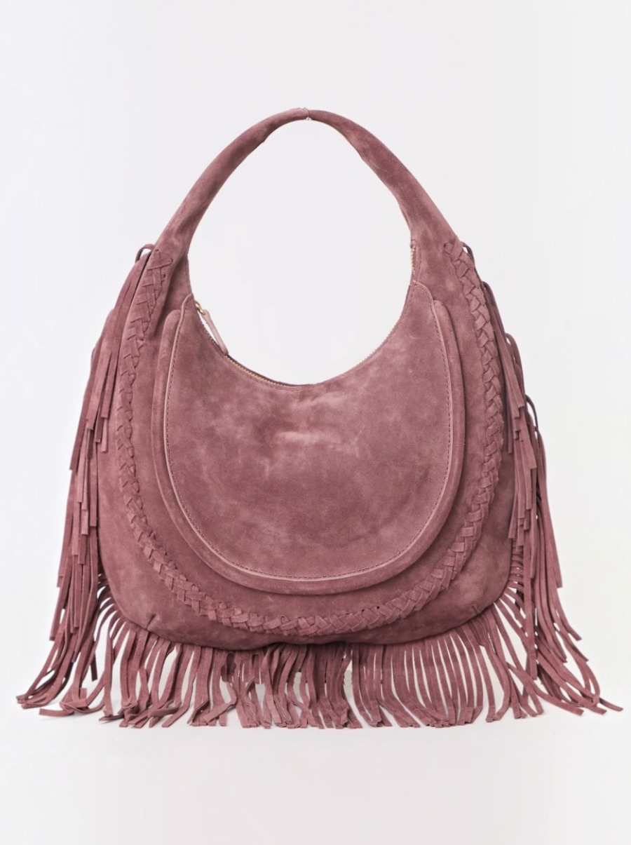 Phoenix Shoulder Bag in Suede