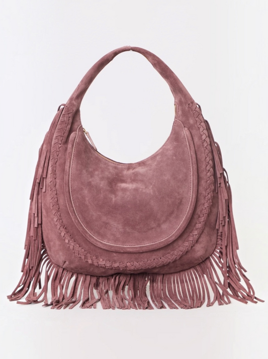 Phoenix Shoulder Bag in Suede
