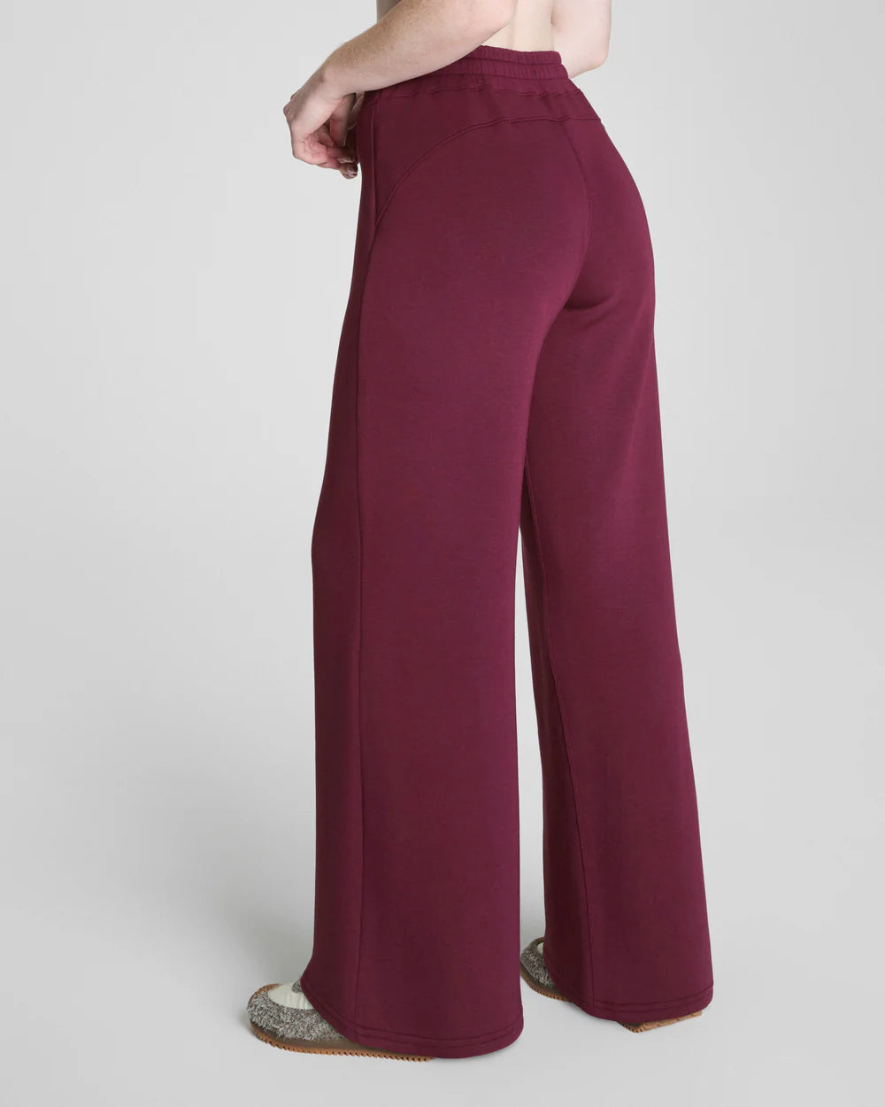 AE Wide Leg Pant in Plum Berry