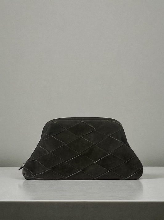 Maylie Suede Clutch