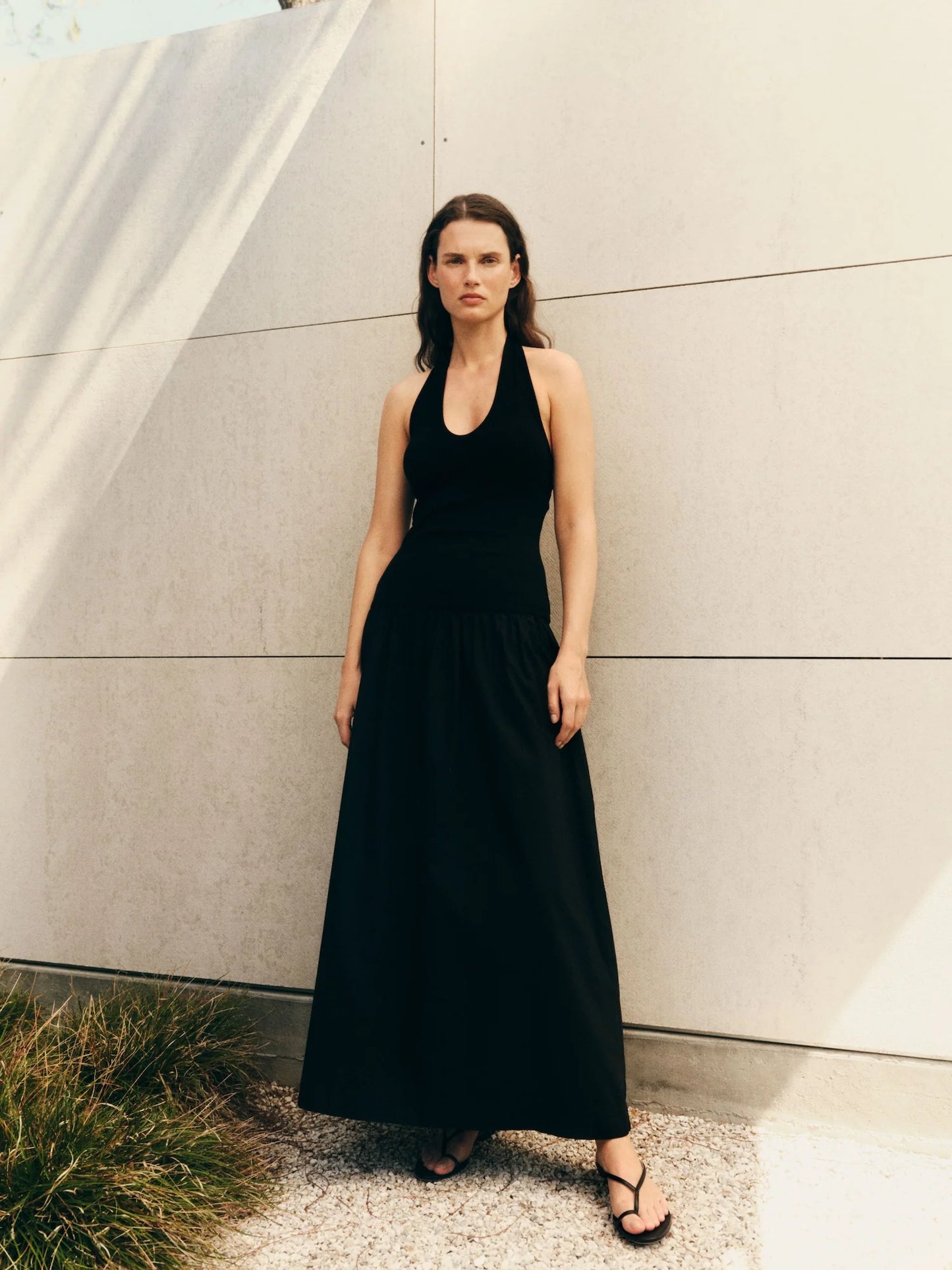 Cotton Halter Dress