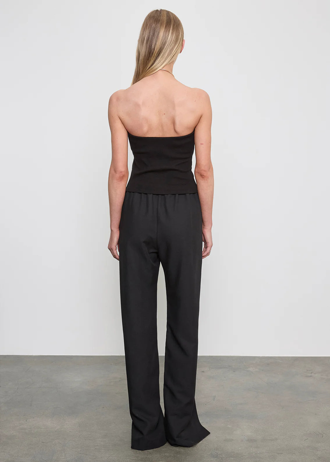 Cotton Rib Bandeau Top