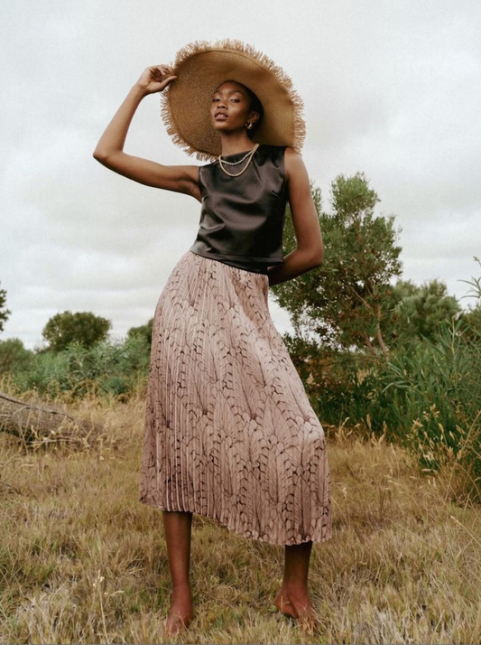 Mia Skirt Feathered Canopy