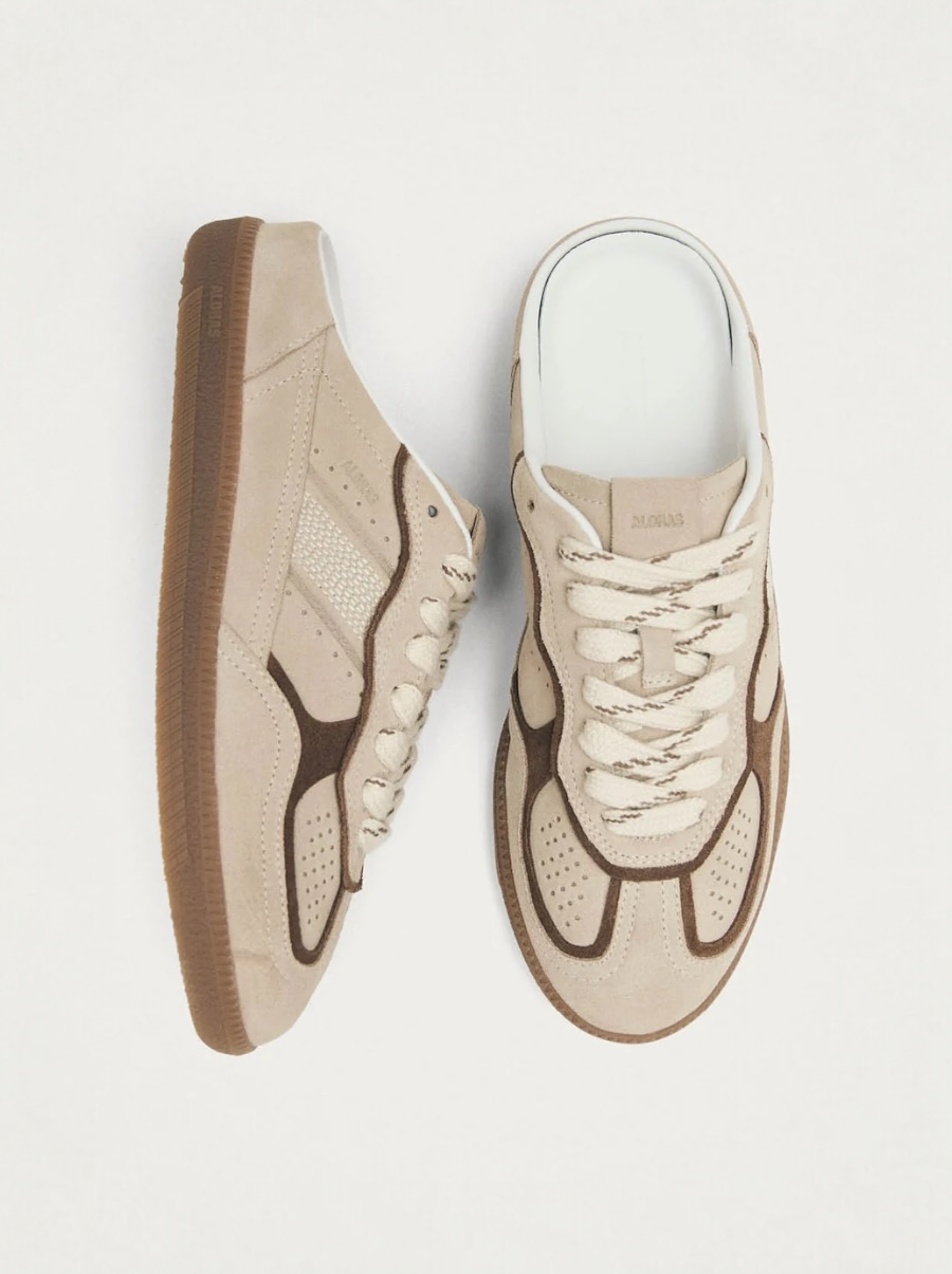 TB.490 Mule Leather Sneakers